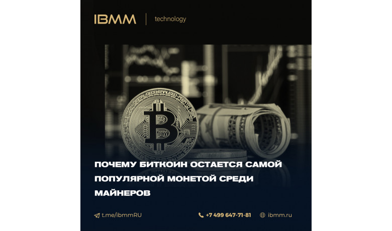 Почему Биткоин остается самой популярной монетой среди майнеров