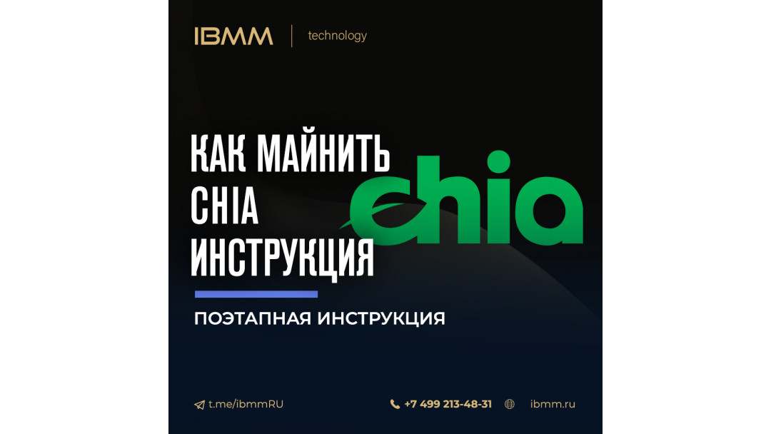 Как майнить новую криптовалюту Chia