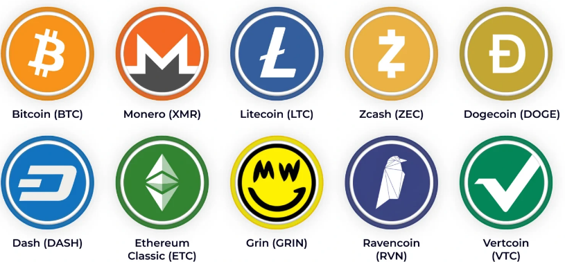 альтернативные монеты