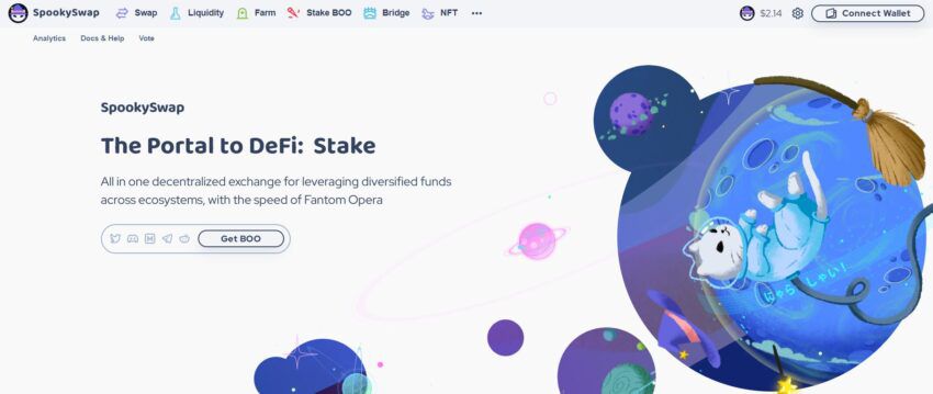 SpookySwap Топ 5 децентрализованных бирж в 2023 году